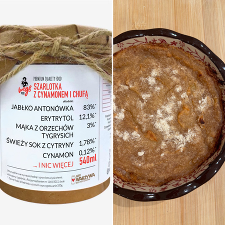 SZARLOTKA Z CYNAMONEM I CHUFA  - 540ml