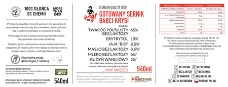 PREORDER - GOTOWANY SERNIK BABCI KRYSI - 540ml 