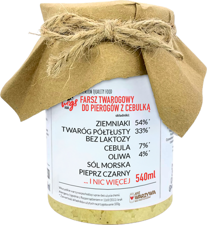 FARSZ TWAROGOWY Z CEBULKĄ - 540ml