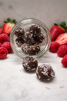 TRUFLE CZEKOLADOWE Z WIÓRKAMI KOKOSOWYMI (RĘCZNIE WYTWARZANE) - 13szt