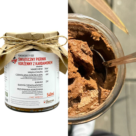 ŚWIĄTECZNY PIERNIK KORZENIOWY Z KARDAMONEM - 540ml