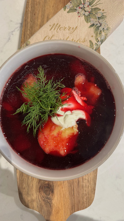 BARSZCZYK CZERWONY Z RADOŚCI ZA NASZYM ZAKWASIE - 900ml