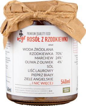 ROSÓŁ Z RZODKIEWKI - 540ml