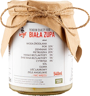 BIAŁA ZE SMAŻONYM POREM - 540ml