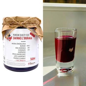 ZAKWAS Z BURAKA NA JELITA - 540ml